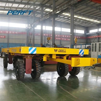 Self Propelled Transfer Trolley For Steel Shop 40 Ton