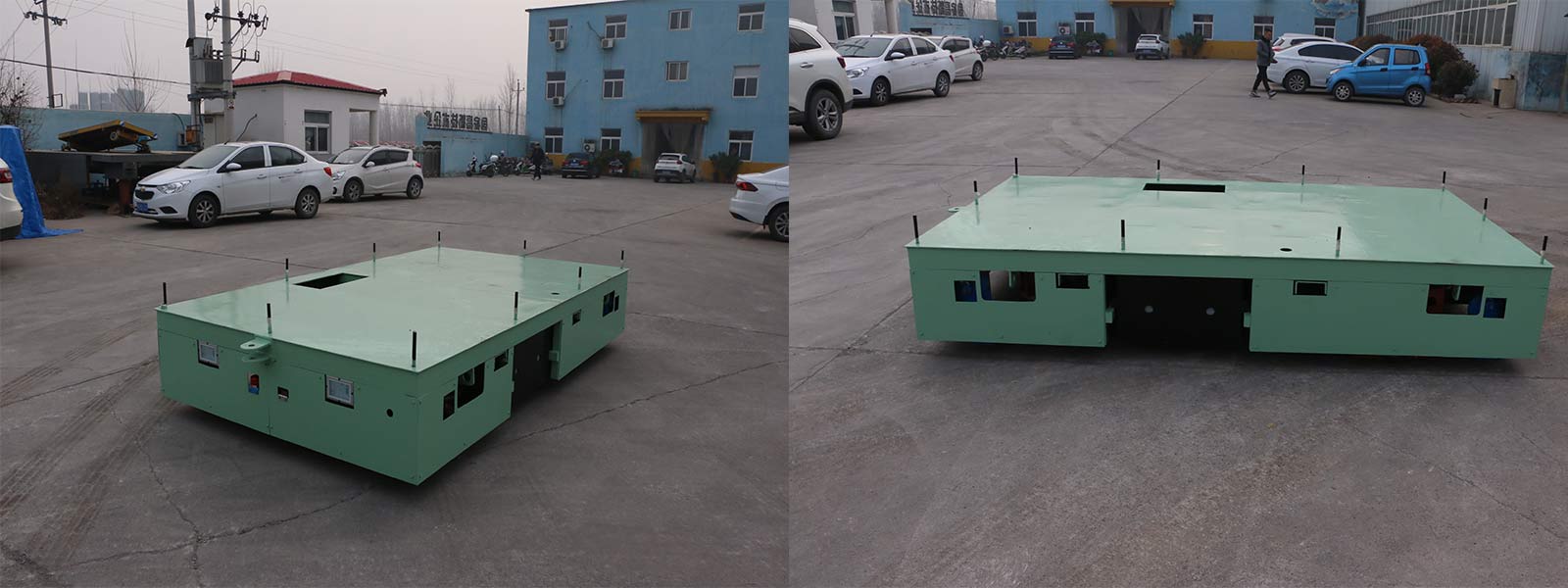 3-Ton-Trackless-Transfer-Cart-For-Handling-Aluminum-Water 3-Ton-Trackless-Transfer-Cart-For-Handling-Aluminum-Water