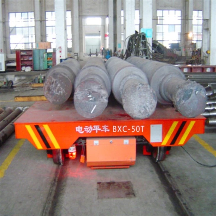 Electric Transfer Carts For Warehouse 120 Ton