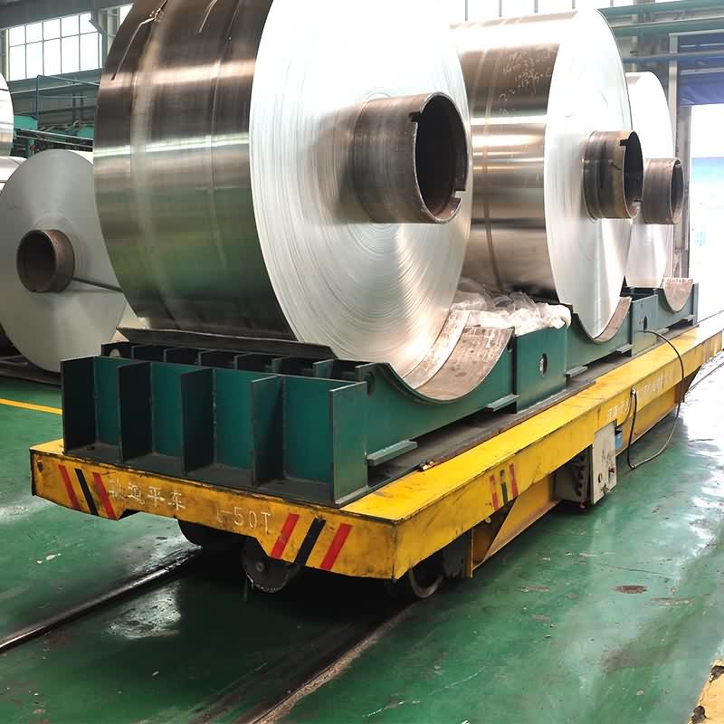 Industrial Use Plant Aluminum Coil Handling 10t Capacity Transfer Cart suppliers