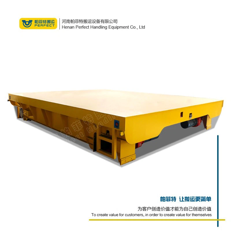 Motorized Rail Powered Ladle Transfer Cart For Heavy Industry 1-300 Ton Load Capacity high quality