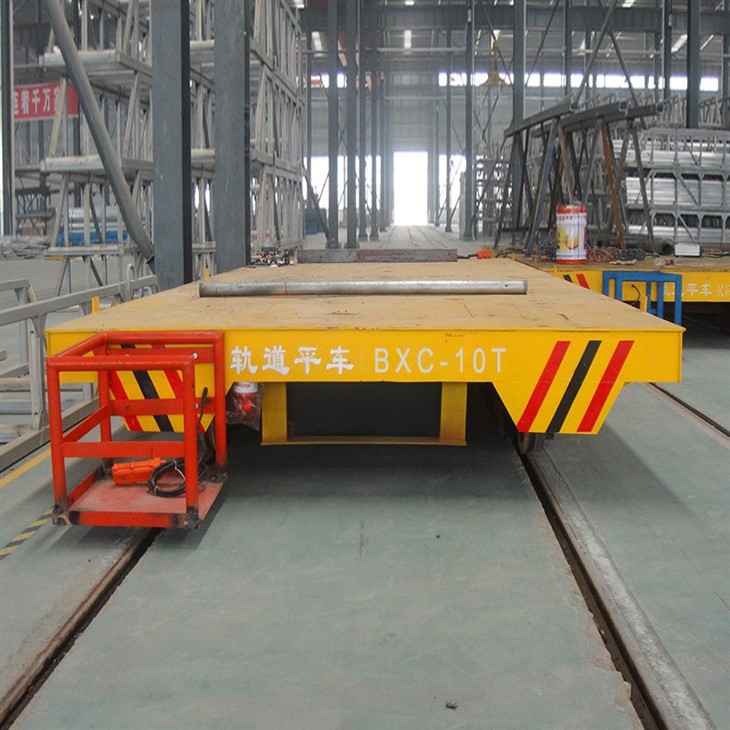 Rail Transfer Cart For Industrial Product Handling 35 Ton
