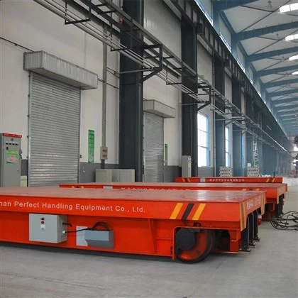 Rail Transfer Cart For Injection Mold Plant 50 Ton
