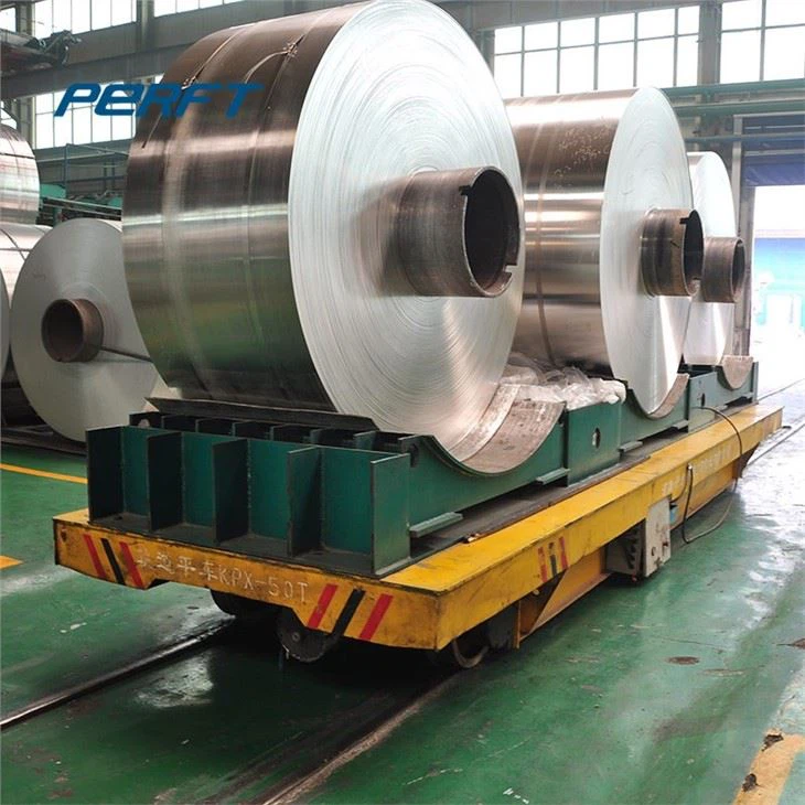 Steel Plate Motorized Transfer Trolley