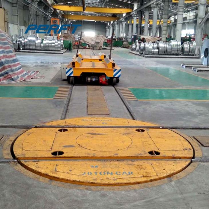 Turntable Electric Flat Trolley