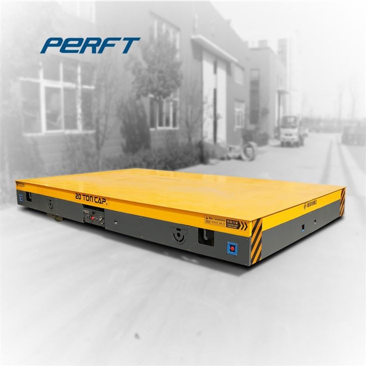 Load 20T Heavy Duty Motorized Trolley For Warehouse Move 3tons Structural Equipment