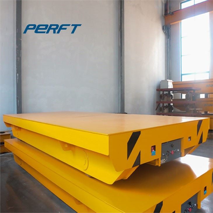 25 Tons Rail Transfer Cart To Transport Beer Pallets For Warehouse