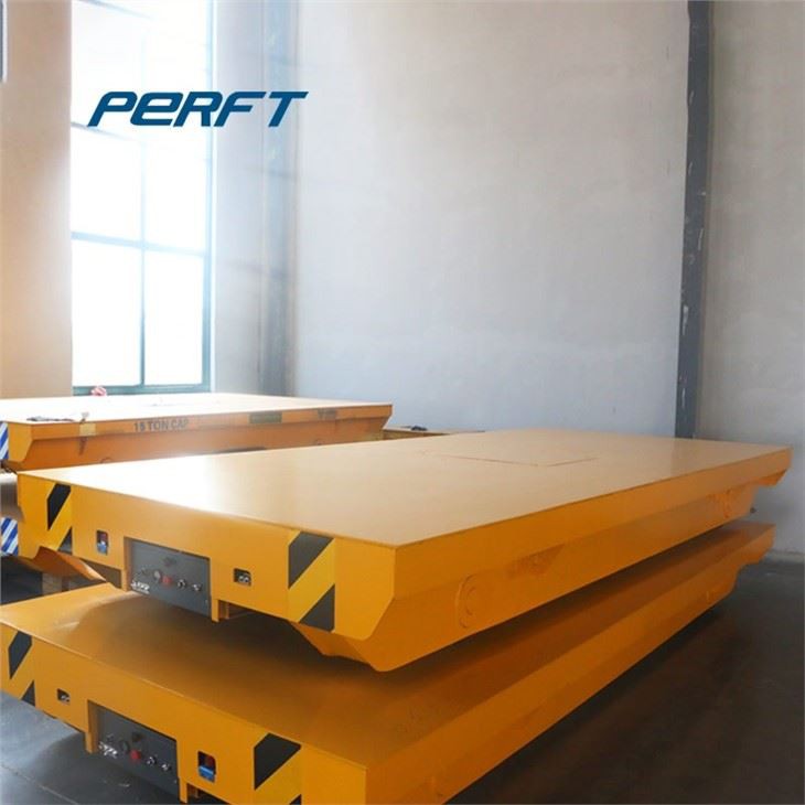 25 Tons Rail Transfer Cart To Transport Beer Pallets For Warehouse