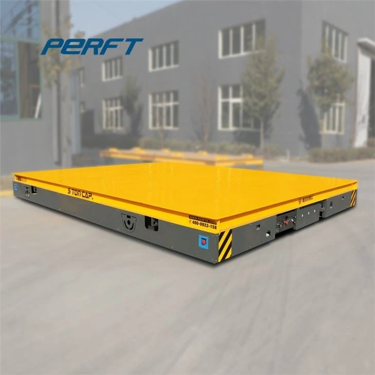 Trackless Transfer Cart For Handling Plate