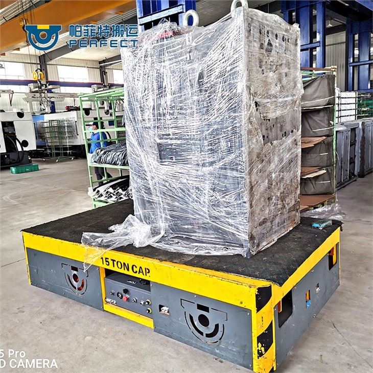Custom Warehouse Battery Operated Transfer Trolley