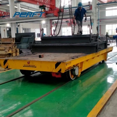 Motorized Rail Transfer Cart For Special Transporting
