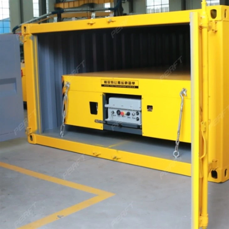 Motorized Die Transfer Carts For Steel Warehouse